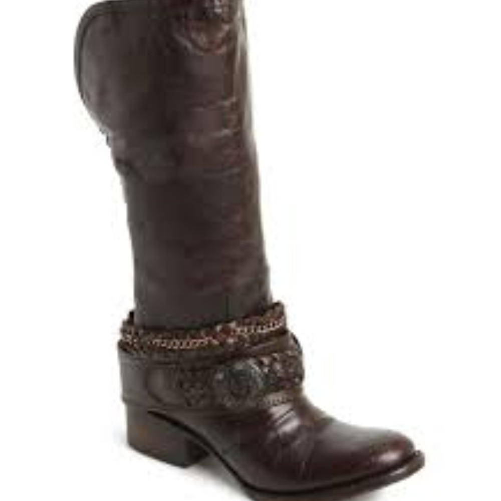 FREEBIRD BY STEVEN Brek' Leather Slouch Boot  Great  used condition.